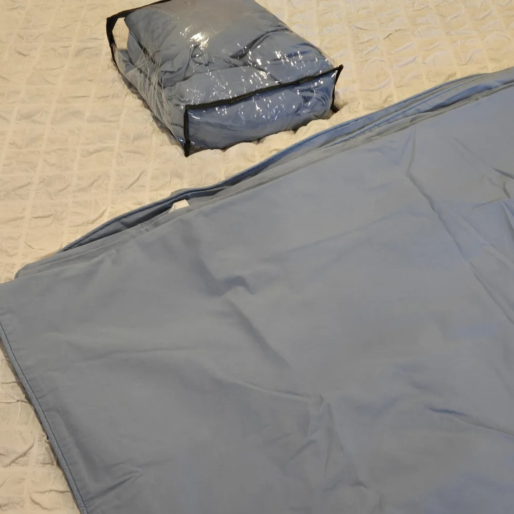 Coming Home Queen Bedding Set – Dusty Blue Elegance | NWOT
